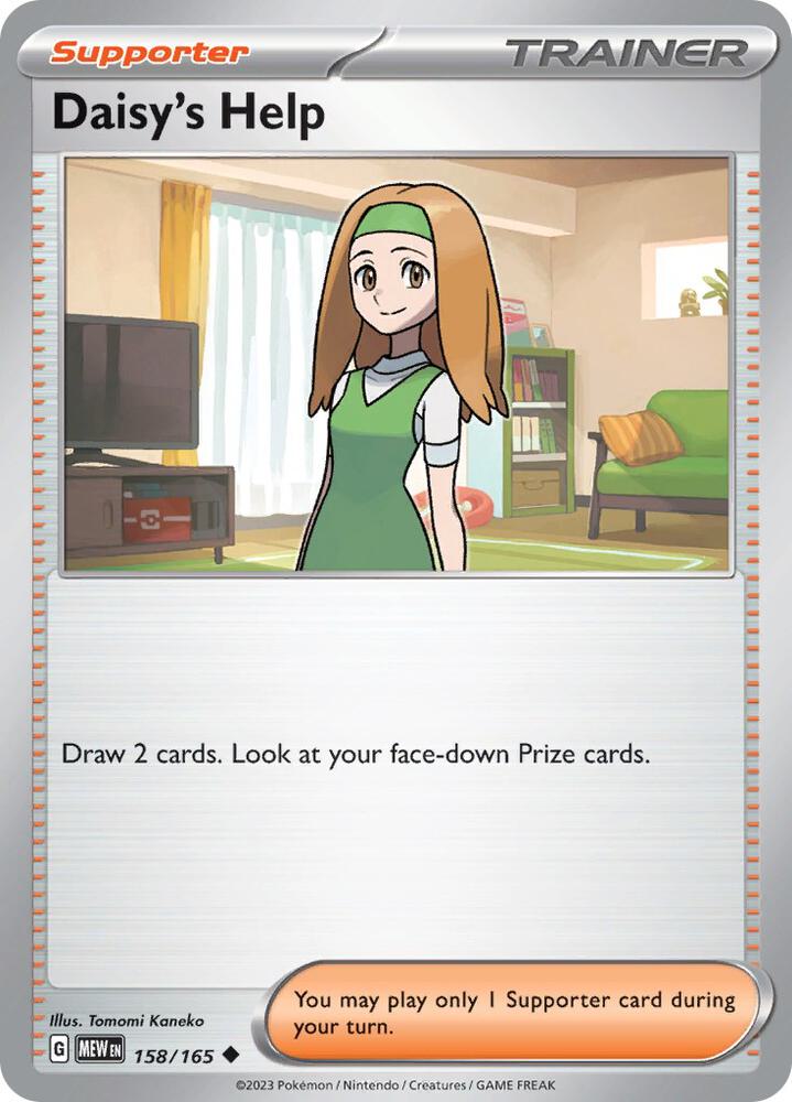 Daisy's Help - 158/165 Uncommon SV: Scarlet & Violet 151