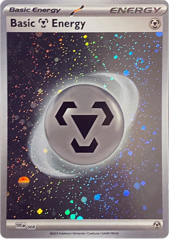 Basic Metal Energy (Cosmos Holo) - 008 Common SV01: Scarlet & Violet Base Set