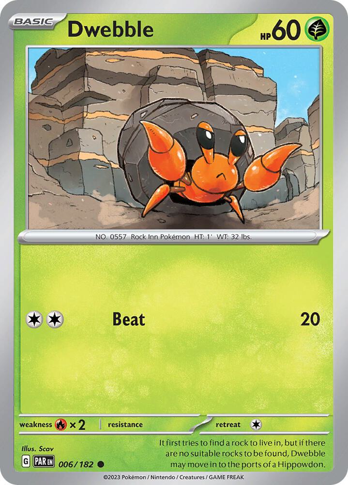 Dwebble - 006/182 Common SV04: Paradox Rift