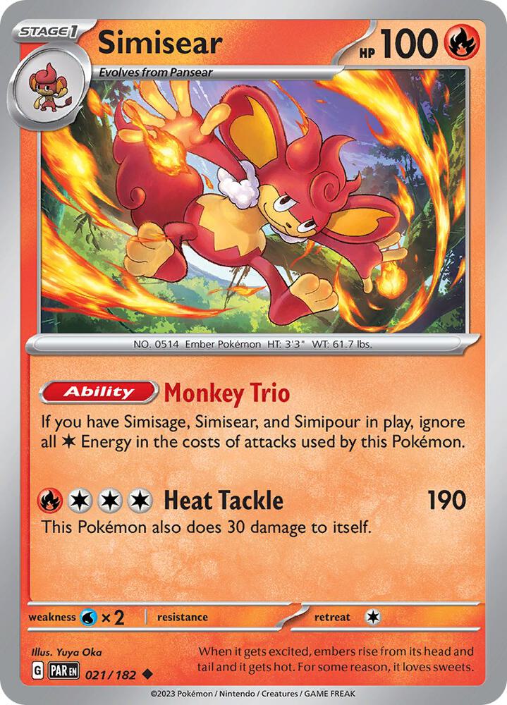 Simisear - 021/182 Uncommon SV04: Paradox Rift
