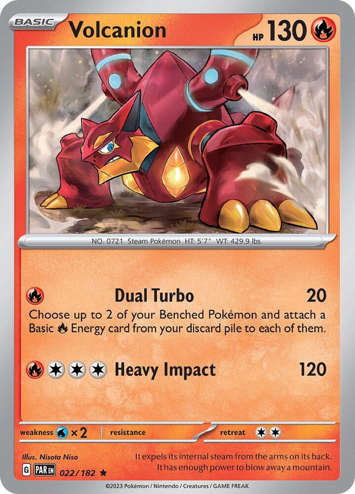 Volcanion - 022/182 Rare SV04: Paradox Rift