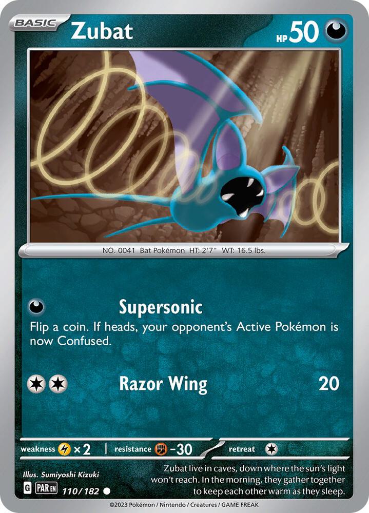 Zubat - 110/182 Common SV04: Paradox Rift