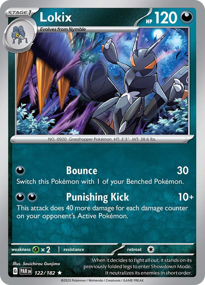 Lokix - 122/182 Rare SV04: Paradox Rift
