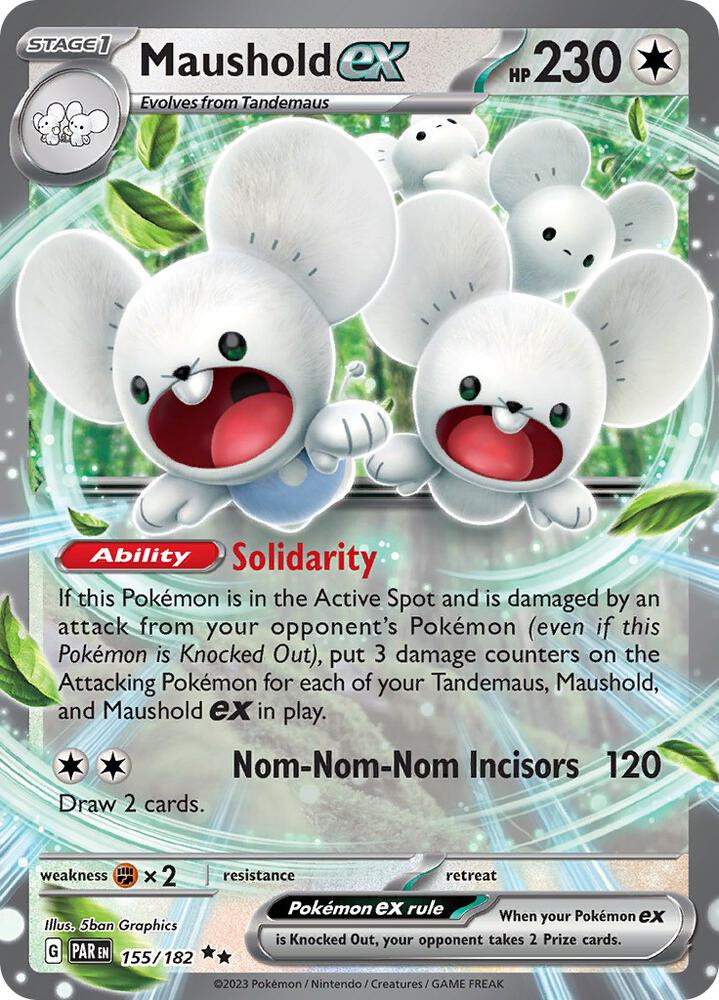 Maushold ex - 155/182 Double Rare SV04: Paradox Rift