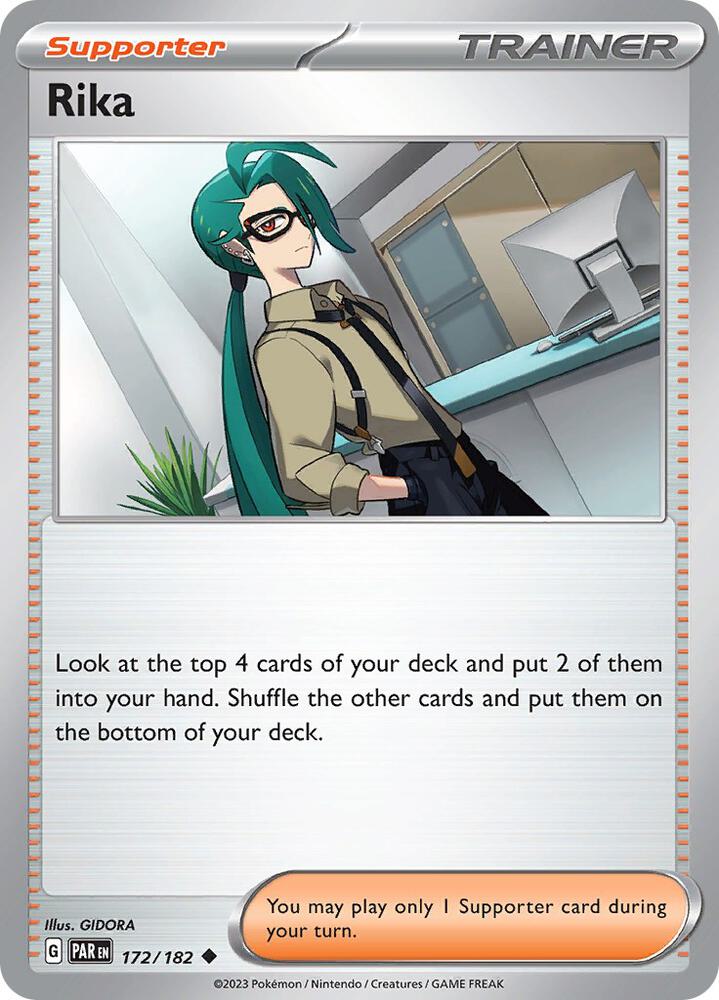 Rika - 172/182 Uncommon SV04: Paradox Rift
