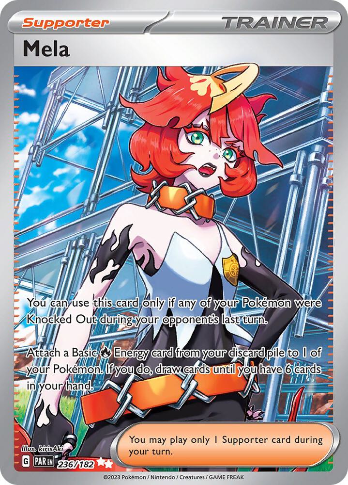 Mela - 236/182 236/182 Ultra Rare Paradox Rift Pokémon card