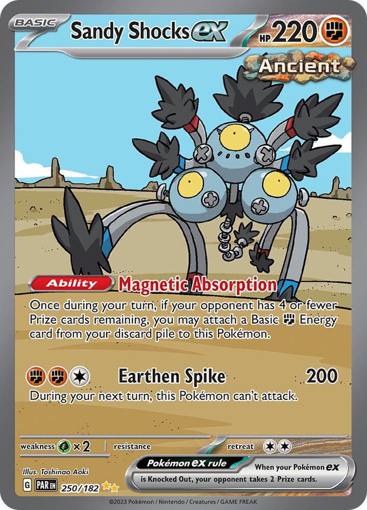 Sandy Shocks ex - 250/182 Special Illustration Rare SV04: Paradox Rift
