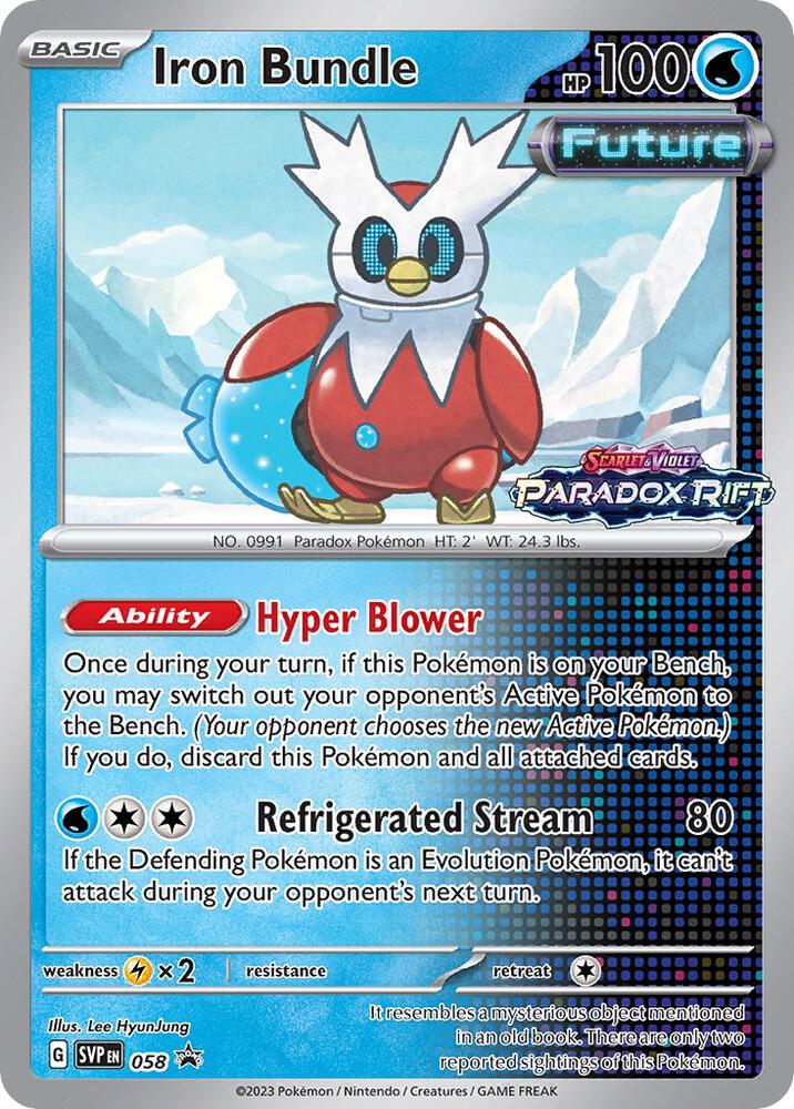 Iron Bundle - 058 (Prerelease) - 058 Promo SV: Scarlet & Violet Promo Cards