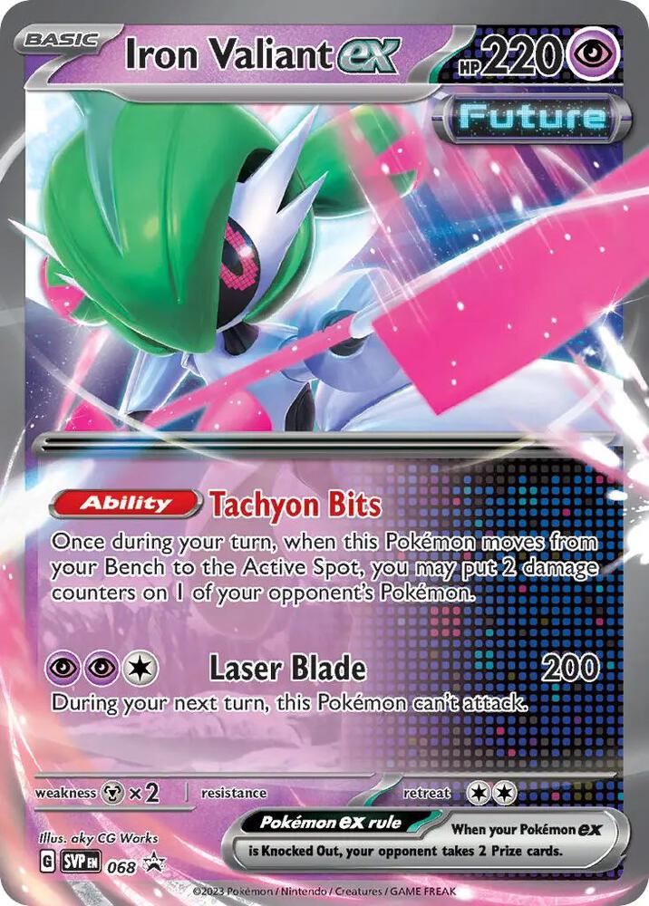 Iron Valiant ex - 068 - 068 Promo SV: Scarlet & Violet Promo Cards