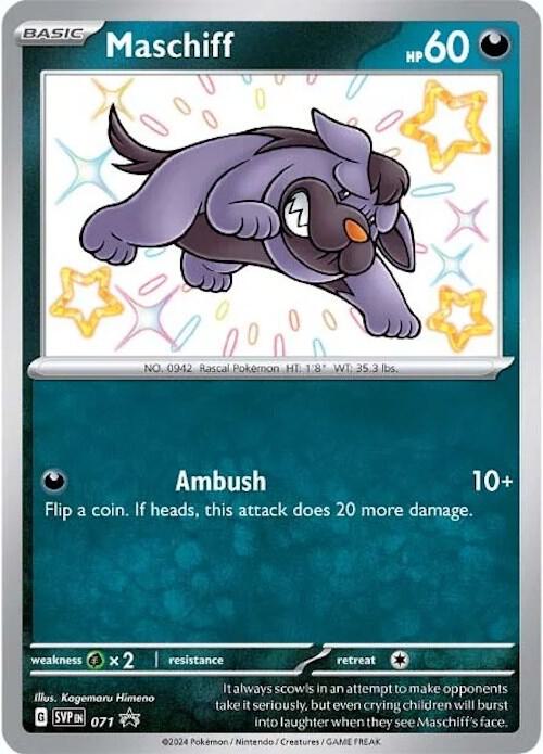 Maschiff - 071 - 071 Promo SV: Scarlet & Violet Promo Cards