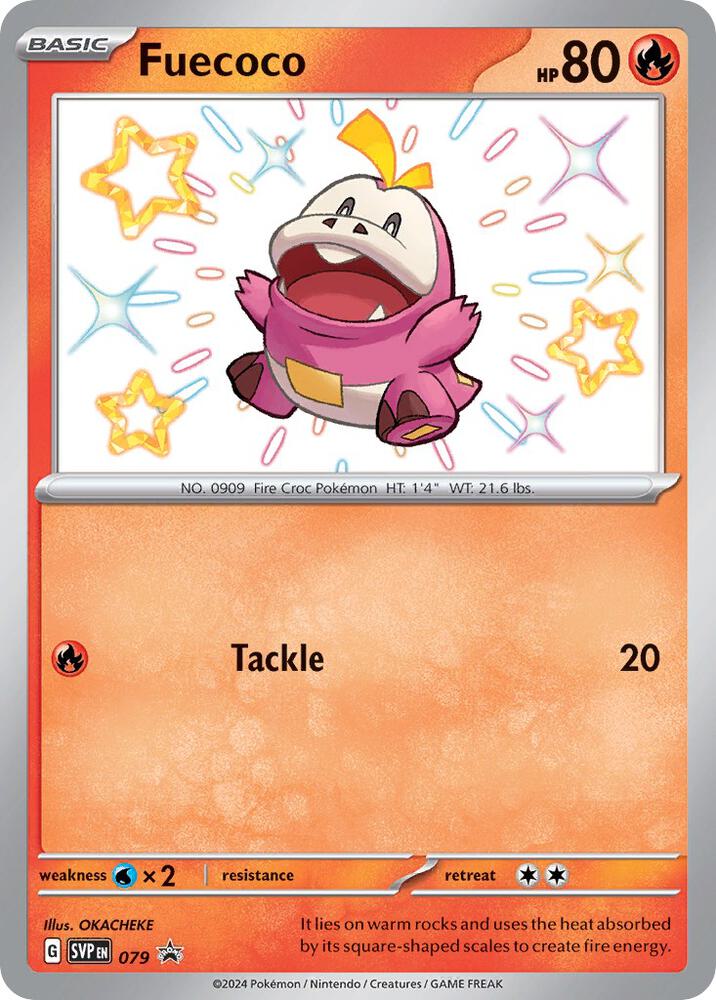 Fuecoco - 079 - 079 Promo SV: Scarlet & Violet Promo Cards