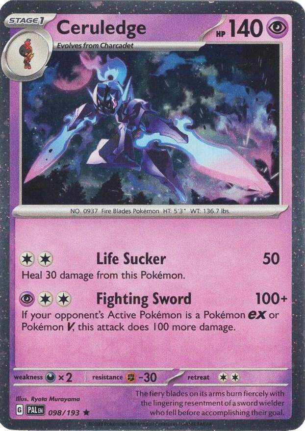 Ceruledge - 098/193 (Cosmos Holo) Promo Miscellaneous Cards & Products