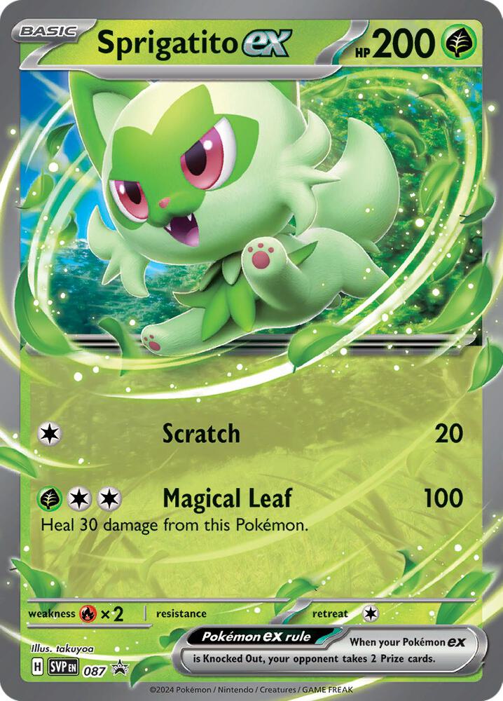 Sprigatito ex - 087 - 087 Promo SV: Scarlet & Violet Promo Cards