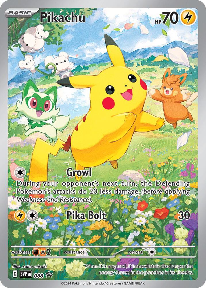 Pikachu - 088 - 088 Promo SV: Scarlet & Violet Promo Cards