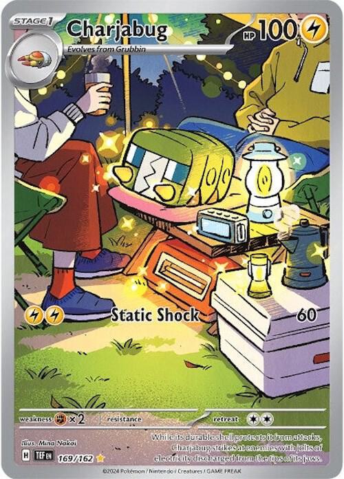 Charjabug - 169/162 Illustration Rare SV05: Temporal Forces