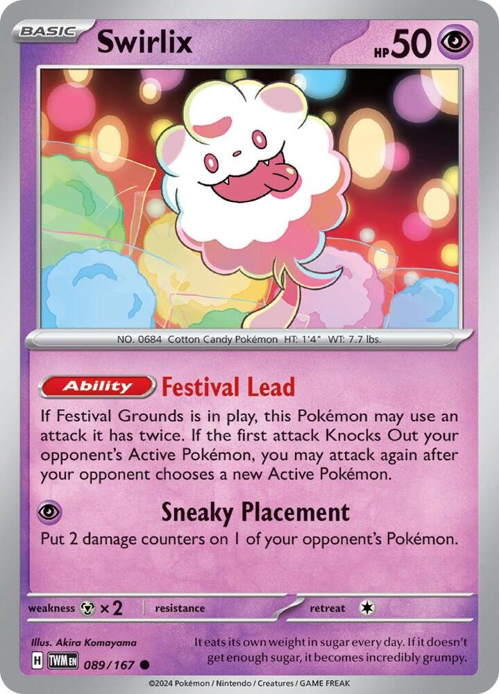 Swirlix - 089/167 Common SV06: Twilight Masquerade