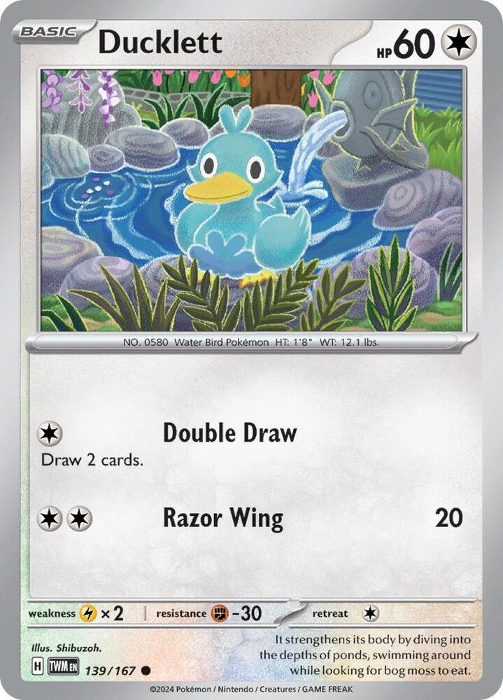 Ducklett - 139/167 Common SV06: Twilight Masquerade
