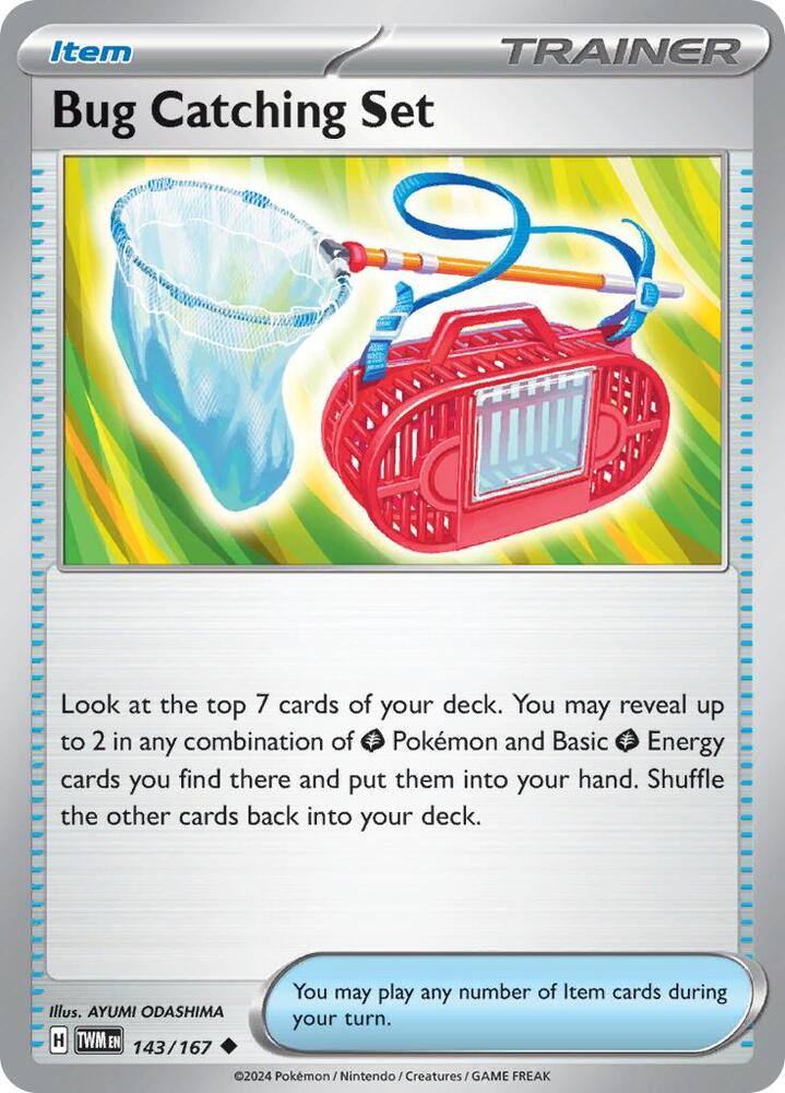 Bug Catching Set 143/167 Uncommon Twilight Masquerade Pokémon card