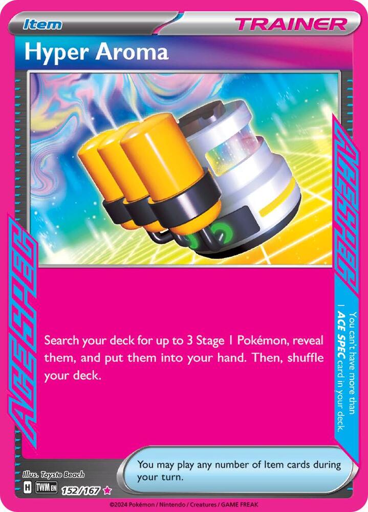 Hyper Aroma - 152/167 ACE SPEC Rare SV06: Twilight Masquerade
