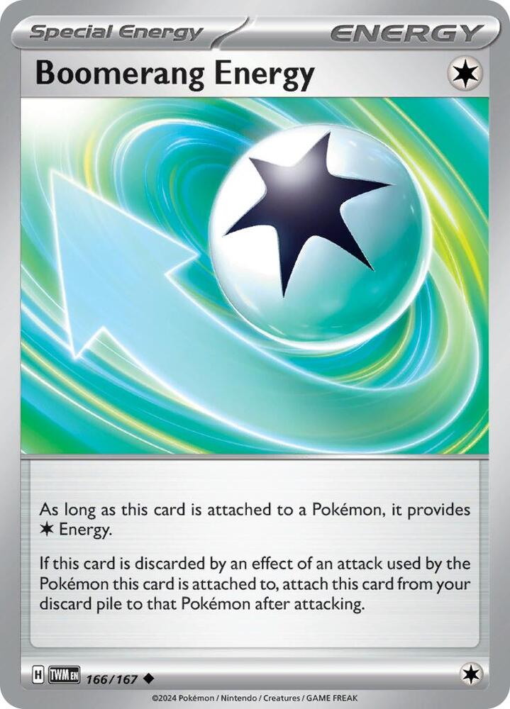 Boomerang Energy - 166/167 Uncommon SV06: Twilight Masquerade