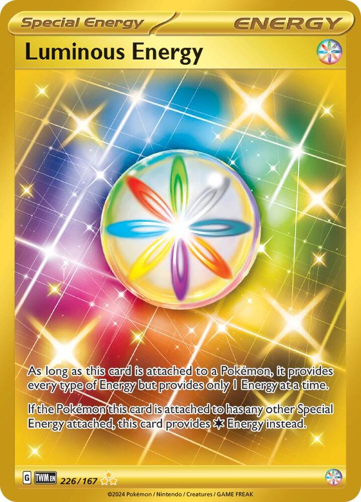 Luminous Energy 226/167 Hyper Rare Twilight Masquerade Pokémon card