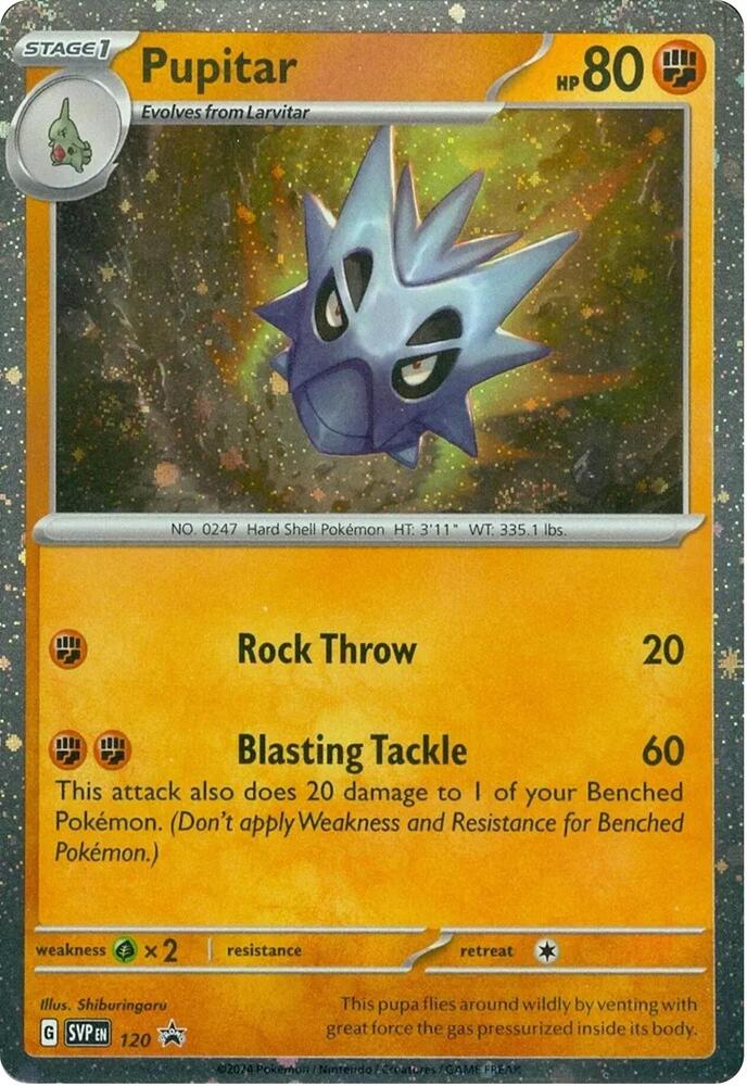 Pupitar - 120 - 120 Promo SV: Scarlet & Violet Promo Cards