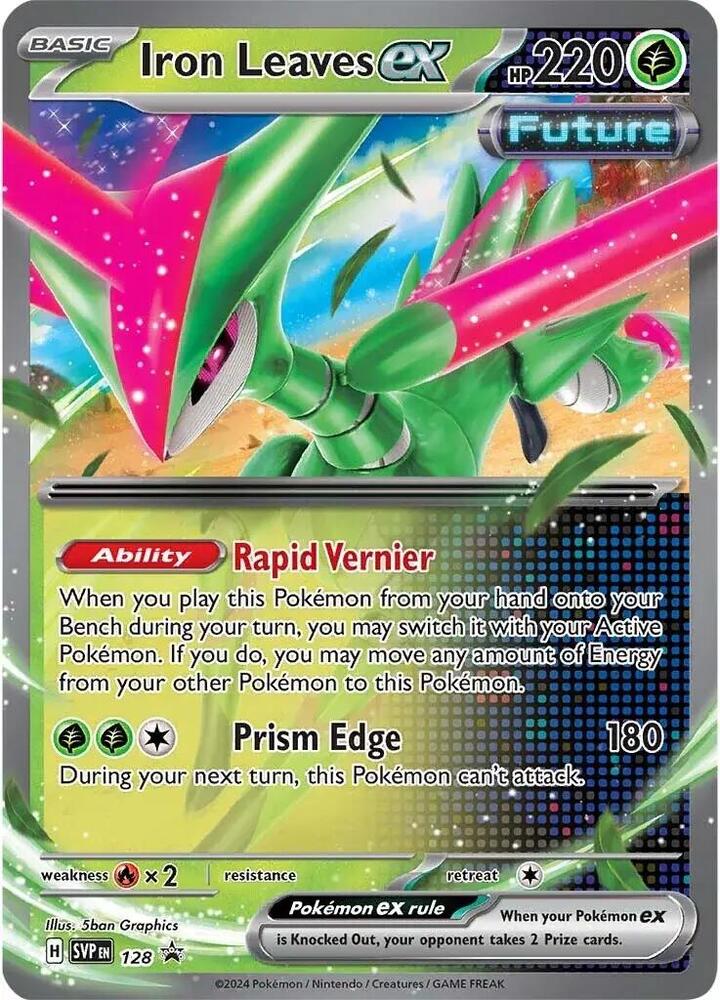 Iron Leaves ex - 128 - 128 Promo SV: Scarlet & Violet Promo Cards