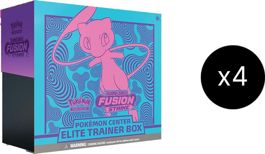 Fusion Strike Pokemon Center Elite Trainer Box Case (Exclusive) - SWSH08: Fusion Strike