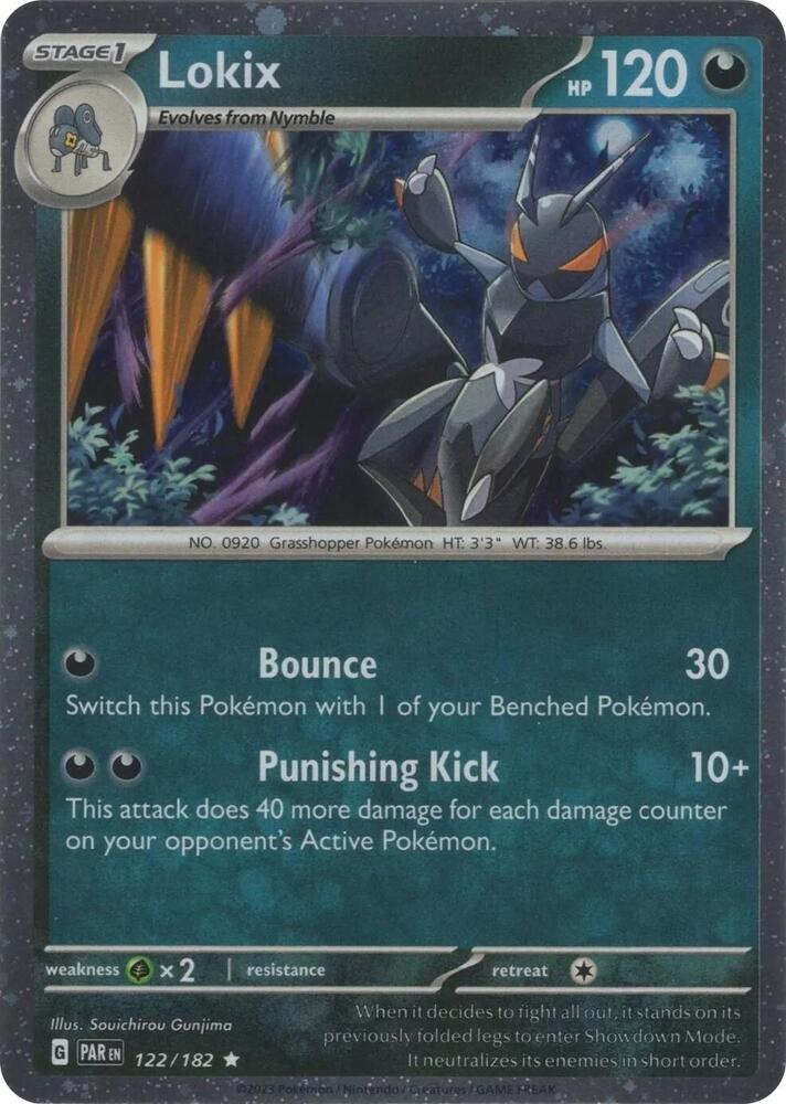 Lokix - 122/182 (Cosmos Holo) 122/182 Rare Miscellaneous Cards & Products Pokémon card