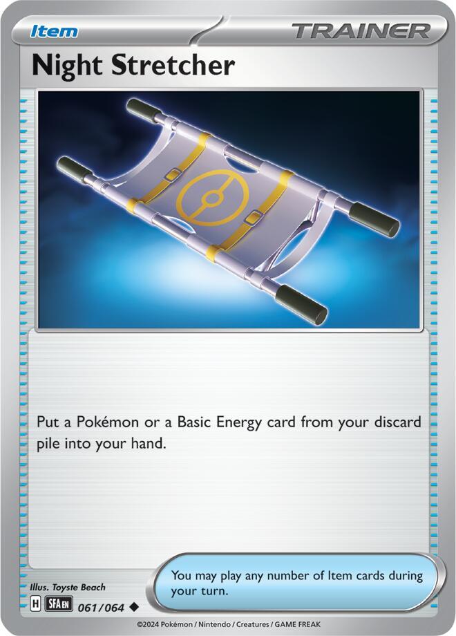 Night Stretcher - 061/064 Uncommon SV: Shrouded Fable