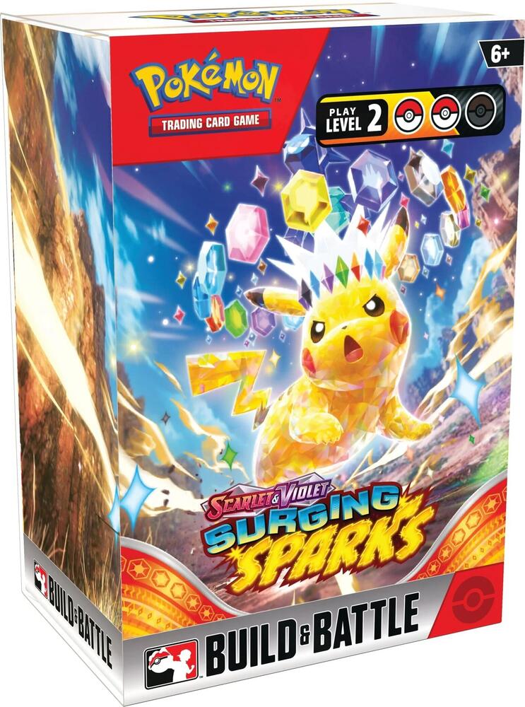 Surging Sparks Build & Battle Box Pokémon card