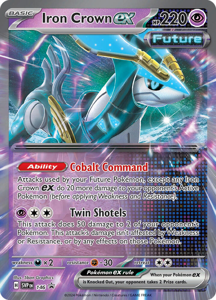Iron Crown ex - 146 - 146 Promo SV: Scarlet & Violet Promo Cards