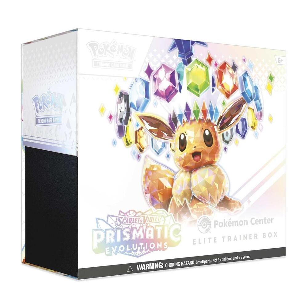 Prismatic Evolutions Pokemon Center Elite Trainer Box (Exclusive) Pokémon card