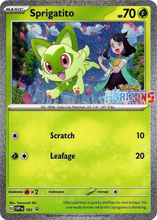 Sprigatito - 191 - 191 Promo SV: Scarlet & Violet Promo Cards