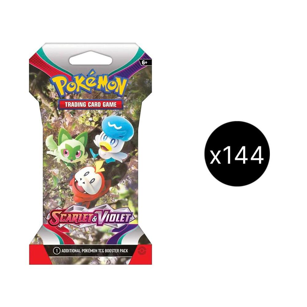 Scarlet & Violet Sleeved Booster Case - SV01: Scarlet & Violet Base Set
