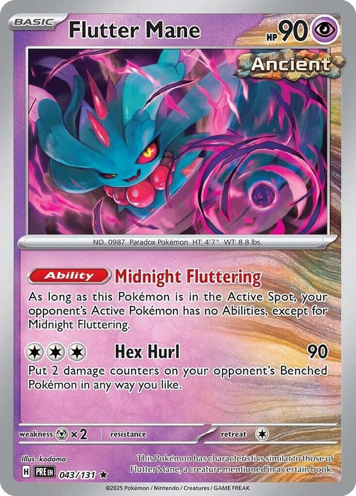 Flutter Mane - 043/131 Rare SV: Prismatic Evolutions
