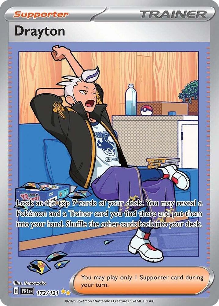 Drayton - 172/131 Special Illustration Rare SV: Prismatic Evolutions