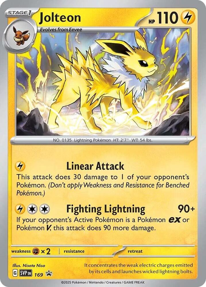 Jolteon - 169 - 169 Promo SV: Scarlet & Violet Promo Cards