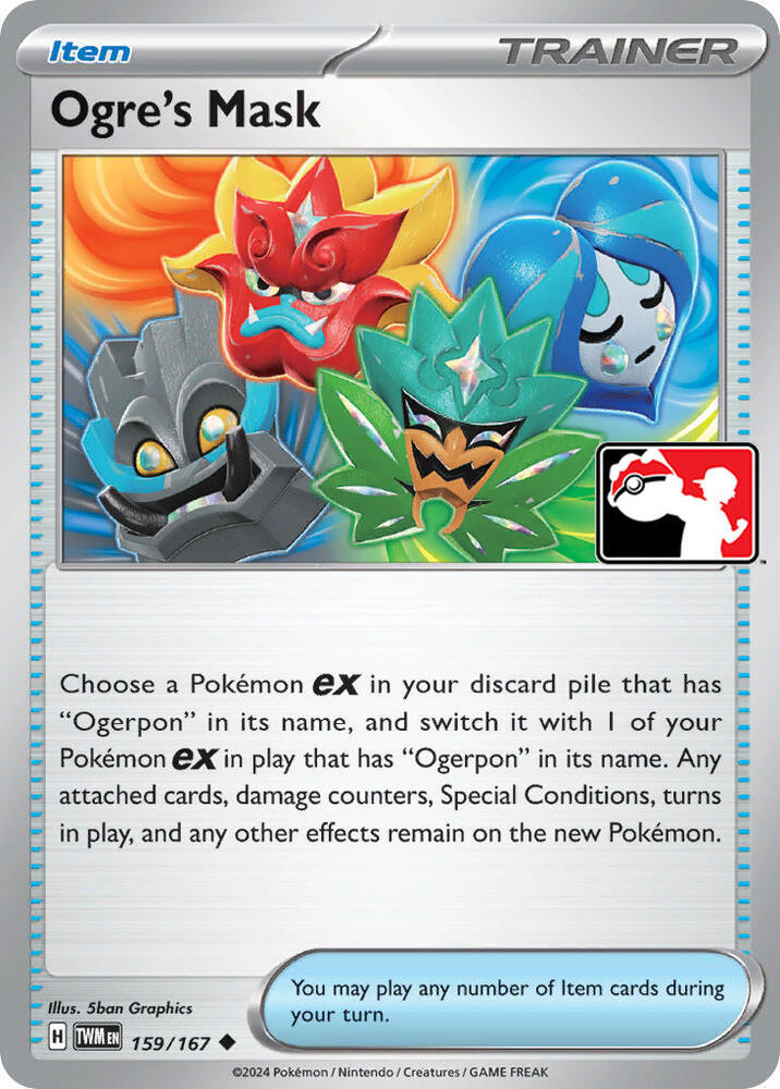 Ogre's Mask - 159/167 Uncommon Prize Pack Series Cards