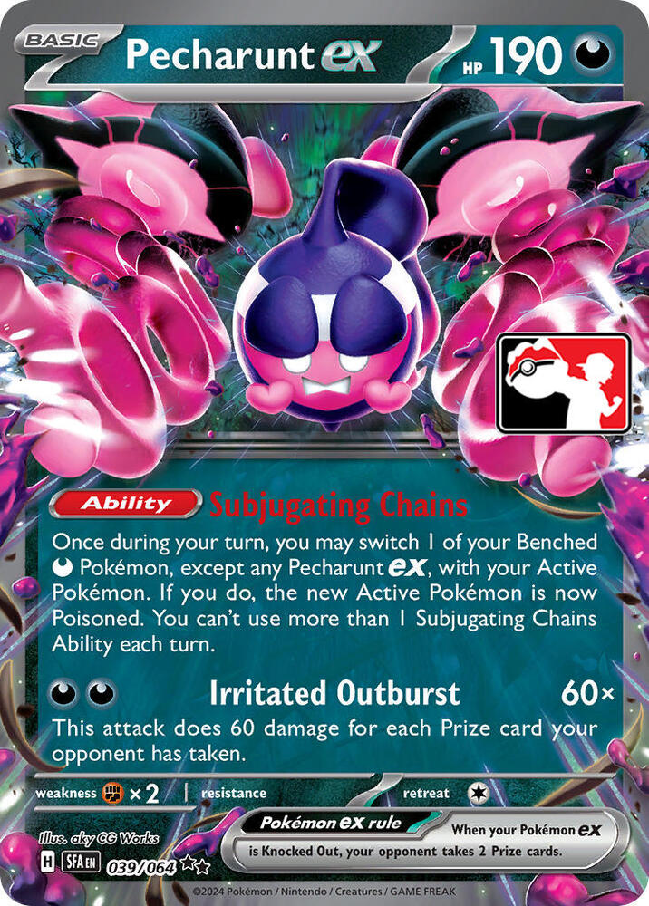 Pecharunt ex - 039/064 Double Rare Prize Pack Series Cards