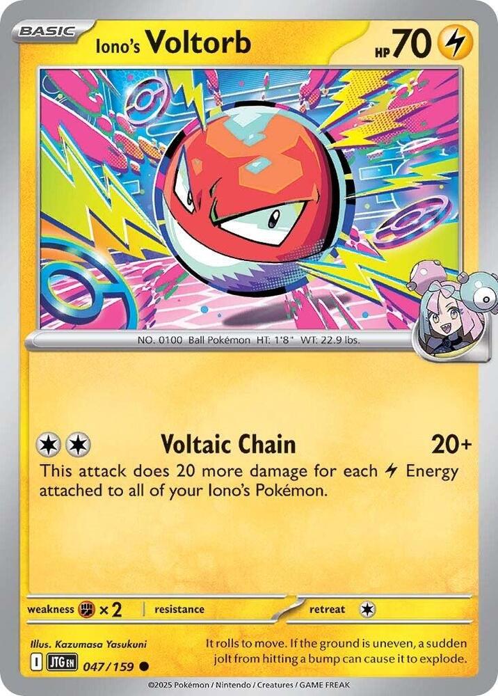 Iono's Voltorb - 047/159 Common SV09: Journey Together