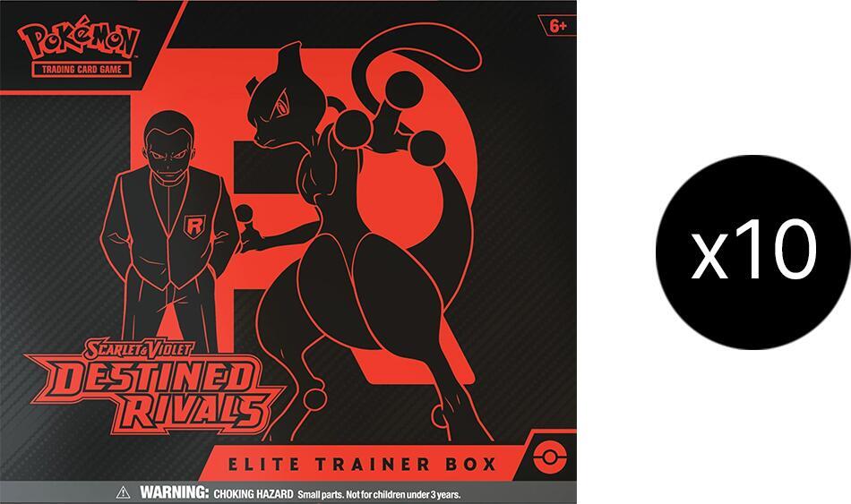 Destined Rivals Elite Trainer Box Case Pokémon card