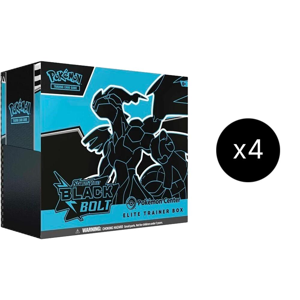 Black Bolt Pokemon Center Elite Trainer Box (Exclusive) Case - SV: Black Bolt