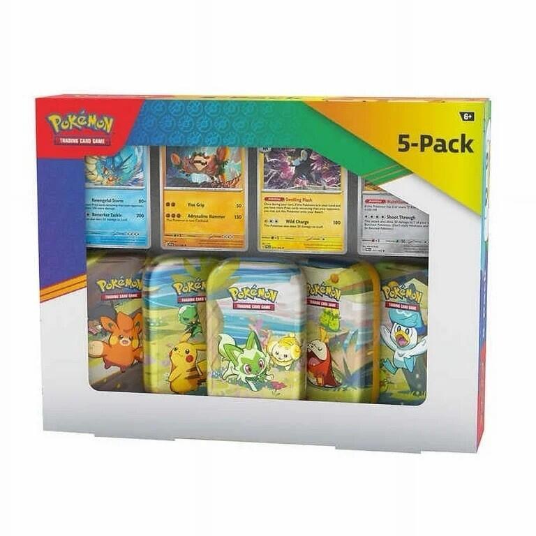 Paldea Friends Mini Tins 5-Pack Miscellaneous Cards & Products Pokémon card