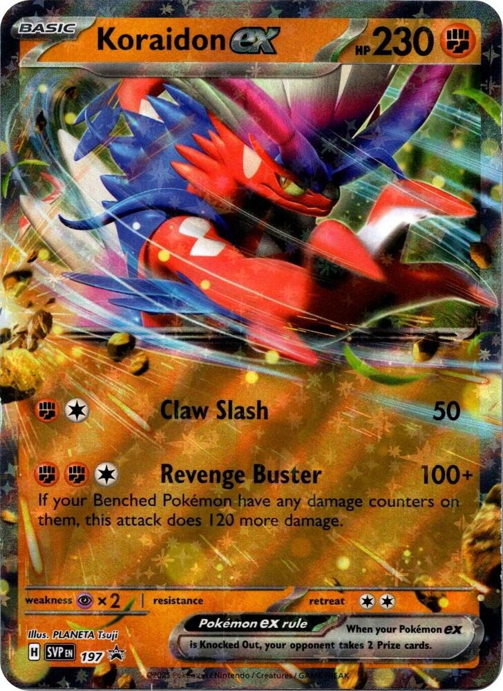 Koraidon ex - 197 - 197 Promo SV: Scarlet & Violet Promo Cards