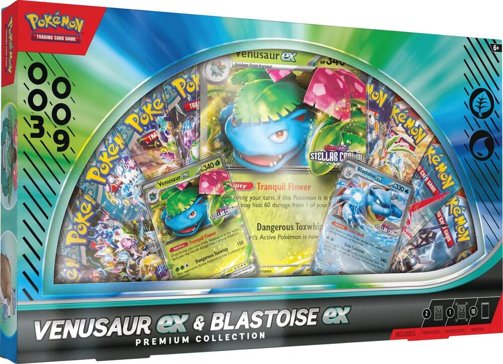 Venusaur ex & Blastoise ex Premium Collection - Miscellaneous Cards & Products