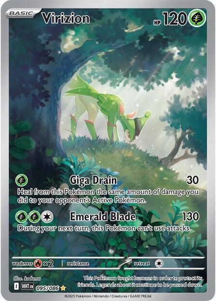 Virizion - 095/086 095/086 Illustration Rare White Flare Pokémon card
