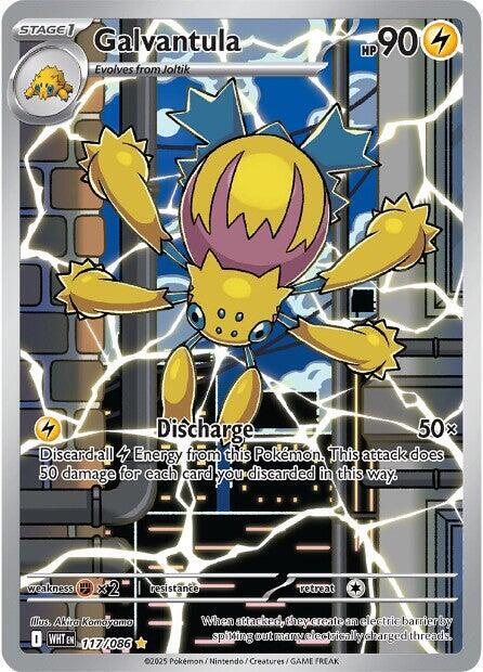 Galvantula - 117/086 117/086 Illustration Rare White Flare Pokémon card