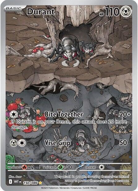 Durant - 150/086 Illustration Rare SV: White Flare