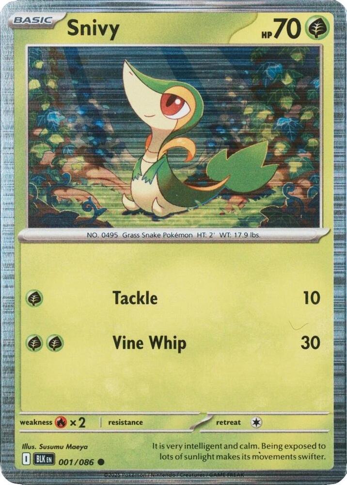 Snivy - 001/086 (Unova Poster Collection) Common Miscellaneous Cards & Products